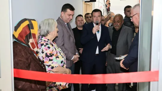 Başkan Balcıoğlu, Selimpaşa Emlak Konutları Sitesi'nde Atatürk Büstü ve Suat Arslan Kütüphanesi Açılışına Katıldı