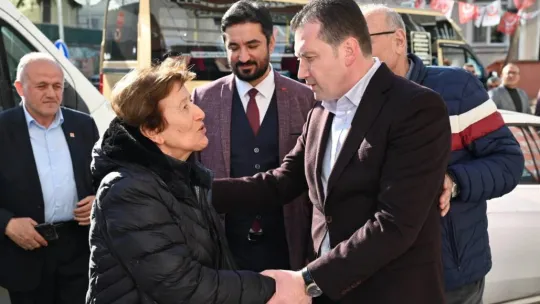 Bora Balcıoğlu Alibey Mahallesi'nde Esnafla Buluştu