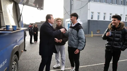 Başkan Balcıoğlu Çorba Dağıtımına Katıldı