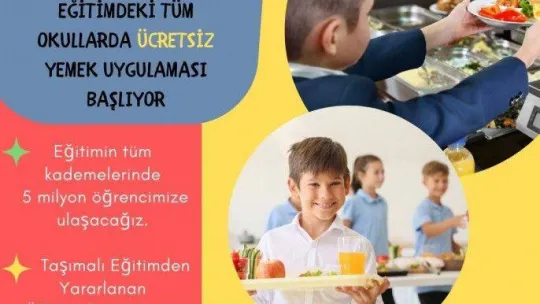 6 Şubat'tan itibaren okul öncesi eğitimdeki tüm okullarda ücretsiz yemek uygulaması başlıyor