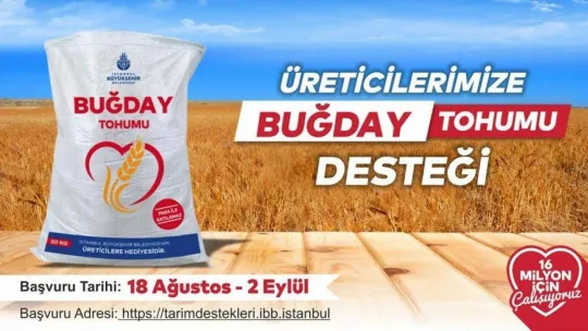 İBB'den mazot ve ekmeklik buğday desteği
