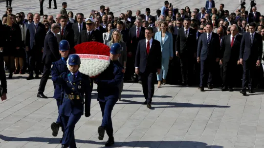 Başkan Balcıoğlu, İbb Başkanı İmamoğlu İle Ata'nın Huzuruna Çıktı