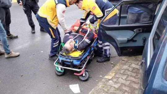 Yağış kaza getirdi