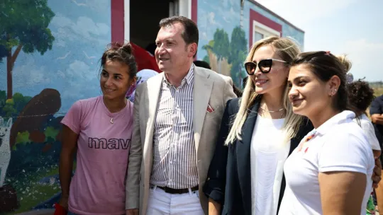 Başkan Balcıoğlu, Hatay Kumlu'da Aileler Ve Çocuklarla Buluştu