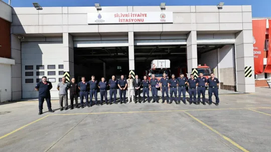 Başkan Balcıoğlu Silivri İtfaiye İstasyonu'nu Ziyaret Etti
