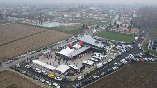 8 milyonluk ilçe terminali hizmete açıldı