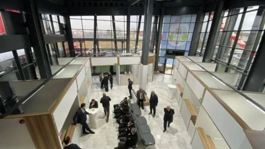 8 milyonluk ilçe terminali hizmete açıldı