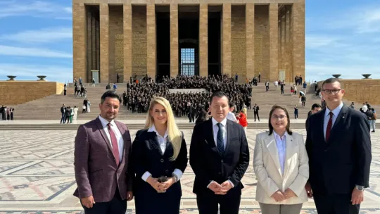 Başkan Balcıoğlu, İbb Başkanı İmamoğlu İle Ata'nın Huzuruna Çıktı