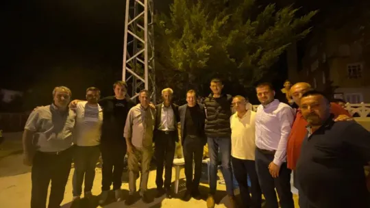 Bora Balcıoğlu Danamandıra'da vatandaşlarla buluştu