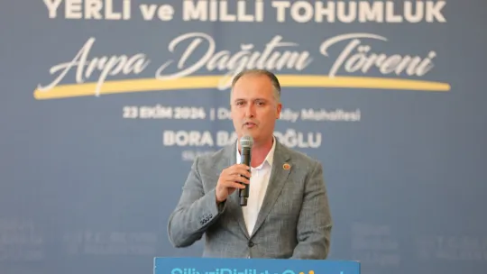 Değirmenköy'de Yerli ve Milli Tohumluk Arpa Dağıtım Töreni Düzenlendi