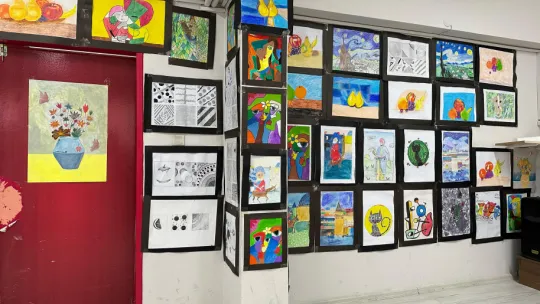 Silivri Mimar Sinan Ortaokulu'nda Görsel Sanatlar Sergisi Açılışı