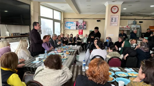 Balcıoğlu, Kadınlar ve Fabrika İşçileriyle Buluştu