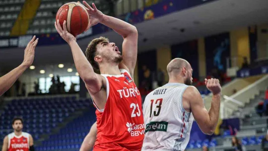 A Milli Erkek Basketbol Takımı, Belçika'yı devirdi