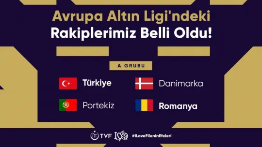 A Milli Erkek Voleybol Takımı'nın 2023 CEV Avrupa Altın Ligi'nde rakipleri belli oldu