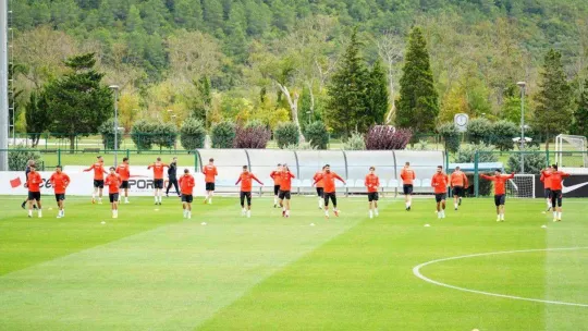 A Milli Takım, Lüksemburg maçı hazırlıklarını sürdürdü