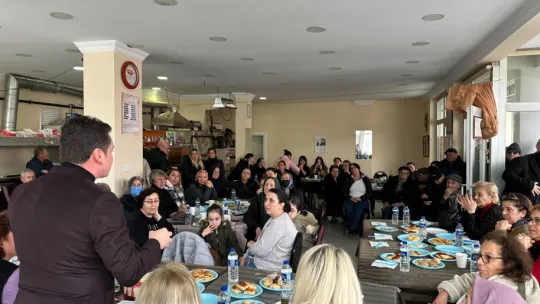 Balcıoğlu, Kadınlar ve Fabrika İşçileriyle Buluştu