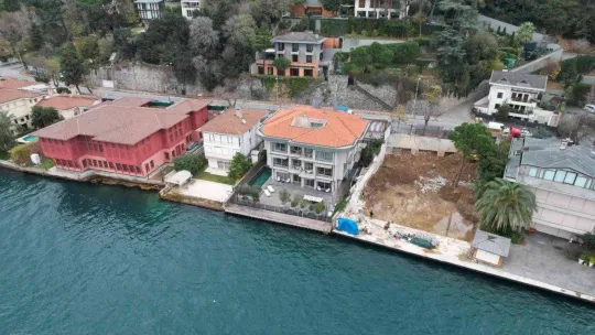 Abramoviç'in Beykoz'da kiraladığı yalı havadan görüntülendi