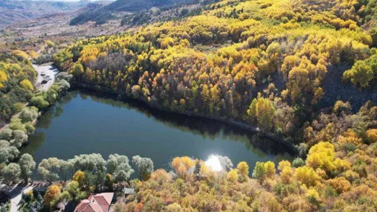 Adeta canlı bir yağlı boya tablosu: 'Karagöl'
