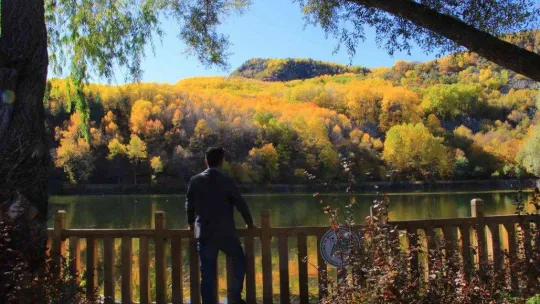 Adeta canlı bir yağlı boya tablosu: 'Karagöl'
