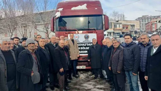 Adilcevaz'dan deprem bölgesine yardım eli