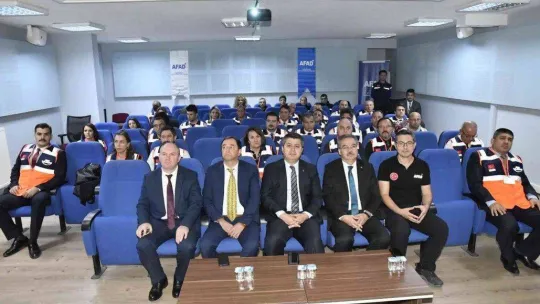 AFAD gönüllüsü eğitimciler sertifikalarını aldı