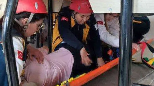 Afet tatbikakatı gerçeği aratmadı