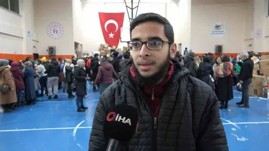 Afrikalı öğrenciler depremzedelere yardım için seferber oldu