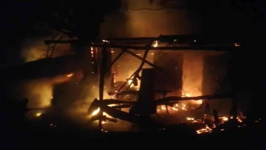 Ahır alev alev yandı: 30 tavuk telef oldu