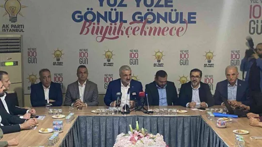 AK Parti'den 19 belediye başkanıyla Büyükçekmece'de 'Yüz Yüze 100 Gün' Programı
