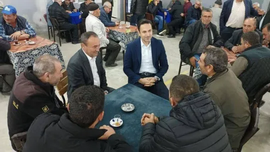 AK Parti heyeti Ezine'de