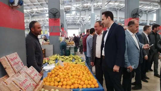 AK Parti heyeti Ezine'de