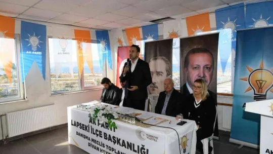 AK Parti Lapseki ilçe Danışma Meclis toplantısı yapıldı