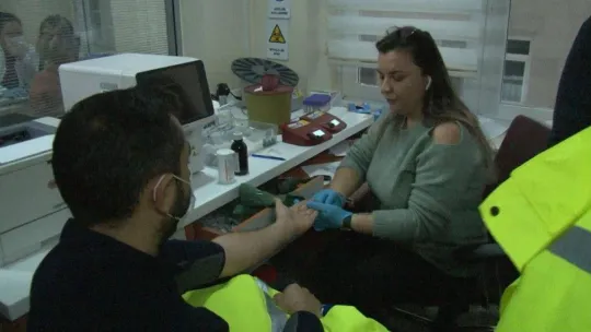 Akut halde ihtiyaç duyulan kanların tamamı karşılandı