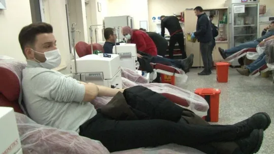 Akut halde ihtiyaç duyulan kanların tamamı karşılandı