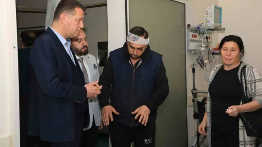 Alanya'ya getirilen depremzedelerin tedavisine başlandı