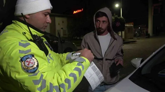 Alkollü çıkmamak için dakikalarca su içti 1,34 promil alkollü çıktı