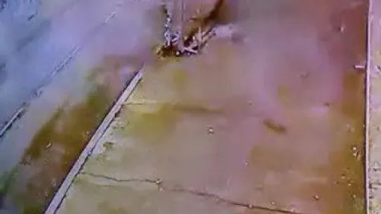 Alkollü kadın sürücü Almanya Başkonsolosluğu önündeki bariyerlere çarptı