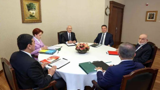 Altılı Masa'nın ikinci tur toplantısının ilki sona erdi