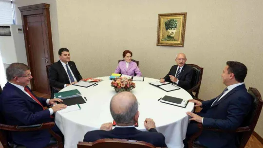 Altılı Masa'nın ikinci tur toplantısının ilki sona erdi