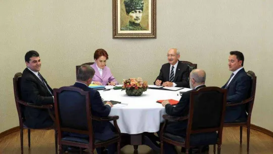 Altılı Masa'nın ikinci tur toplantısının ilki sona erdi