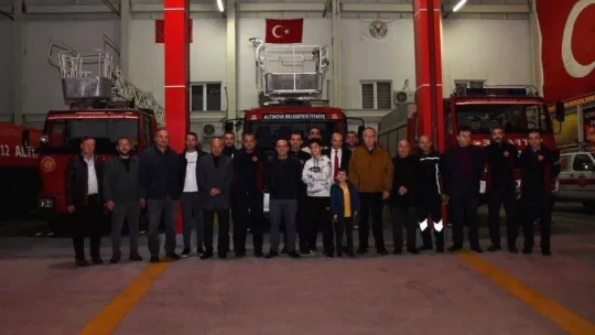 Altınova protokolü yeni yıla kamu personeliyle girdi