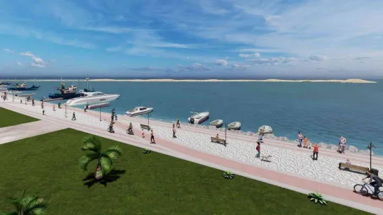 Altınova yeni sahil bandıyla cazibe merkezi oluyor