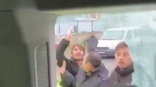 Amatör takımın futbolcuları deplasmanda dehşeti yaşadı