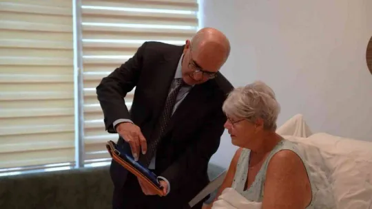 Amerika'da alamadığı hizmeti Bursa'da gördü