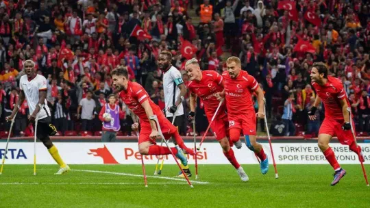 Ampute Futbol Dünya Kupası şampiyonu Türkiye