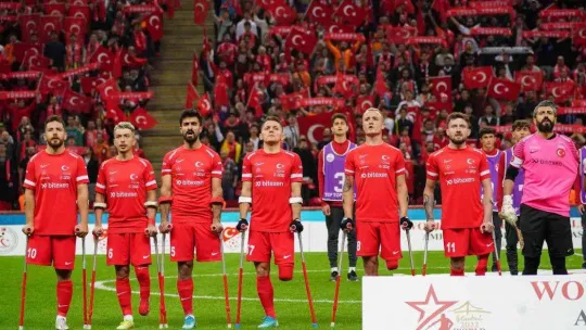 Ampute Futbol Dünya Kupası şampiyonu Türkiye