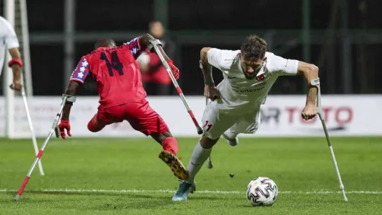 Ampute Milli Takımı, Dünya Kupası'nda Liberya'yı 5-0 yenerek son 16'ya kaldı