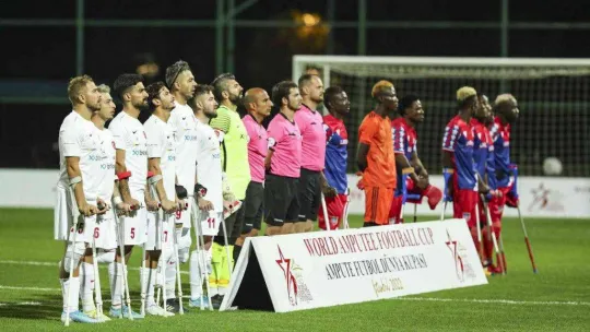 Ampute Milli Takımı, Dünya Kupası'nda Liberya'yı 5-0 yenerek son 16'ya kaldı