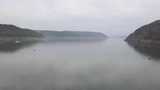 Ankara barajlarının doluluk oranı havadan görüntülendi