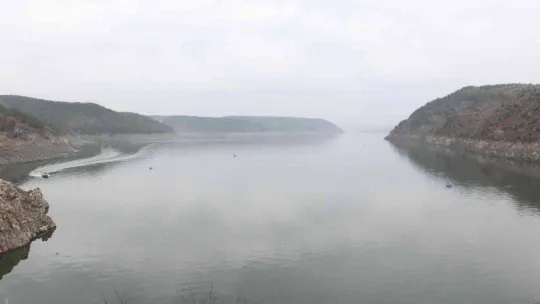 Ankara barajlarının doluluk oranı havadan görüntülendi